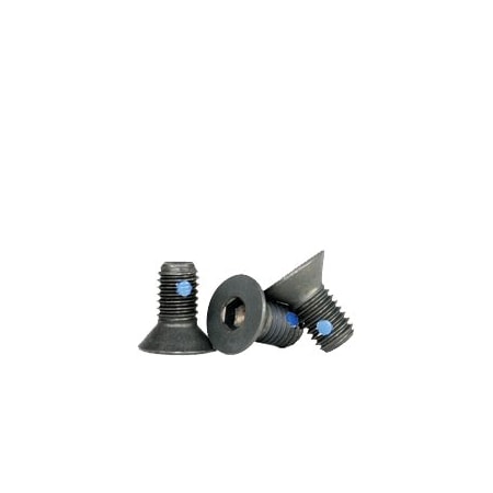 Newport Fasteners 1/4"-20 Socket Head Cap Screw, Flat Head, Black Oxide Alloy Steel, 5/8 in Length, 100 PK 348844-100